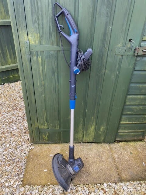 mac allister mgtp430 430w corded grass trimmer